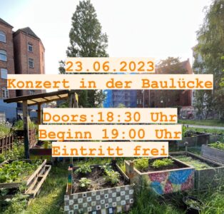 Konzert in der Baulücke
