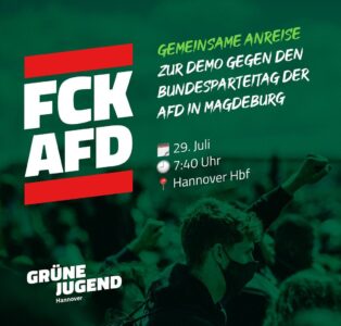 Alle zusammen nach Magdeburg – Solidarisch gegen den AFD-Bundesparteitag