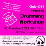 Kick-Off Drumming Workshop, Rhythms of Resistance Hannover