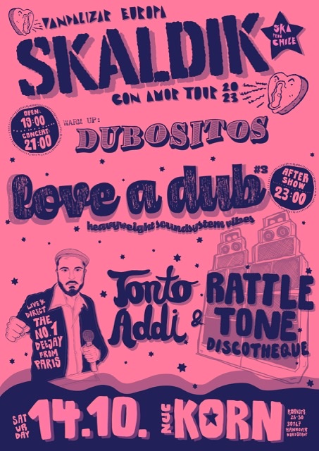 Skaldik (Ska/Punk) + Dubositos & Love a Dub // Tonto Addi  + RTD