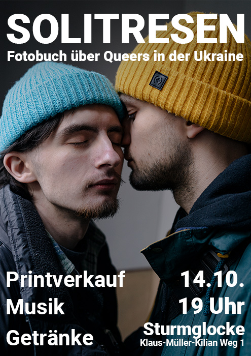 Solitresen für ein Fotobuch über queere Menschen in der Ukraine