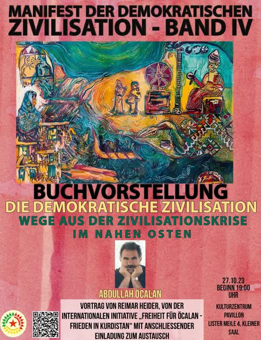 Buchvorstellung: Die demokratische Zivilisation: Wege aus der Zivilisationskrise im Nahen Osten - Manifest der demokratischen Zivilisation, Band IV