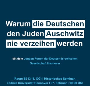 Warum die Deutschen den Juden Auschwitz nie verzeihen werden – Schuldabwehrantisemitismus in aktuellen Debatten