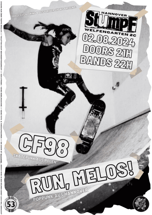 Konzert: CF98 + Run, Melos!