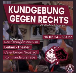 Kundgebung gegen Rechts