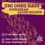 Uni ohne Hass – Gemeinsam gegen Rechts!