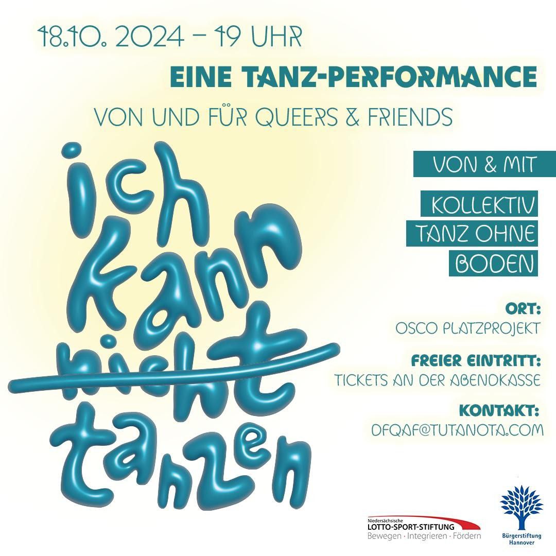 "Ich kann nicht tanzen" (Performance)