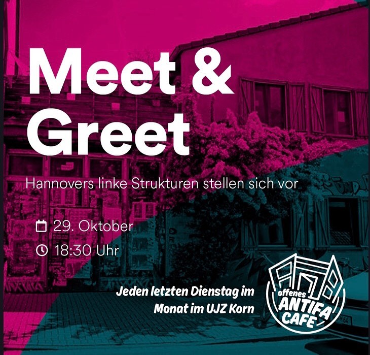 Offenes Antifa Café: Meet & Greet - Hannovers linke Strukturen stellen sich vor