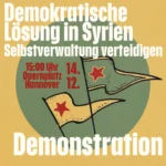 Demo: Solidarität mit Rojava - Für ein demokratisches Syrien!