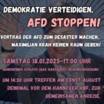 Demokratie verteidigen, AfD stoppen - Gemeinsame Anreise nach Bad Harzburg