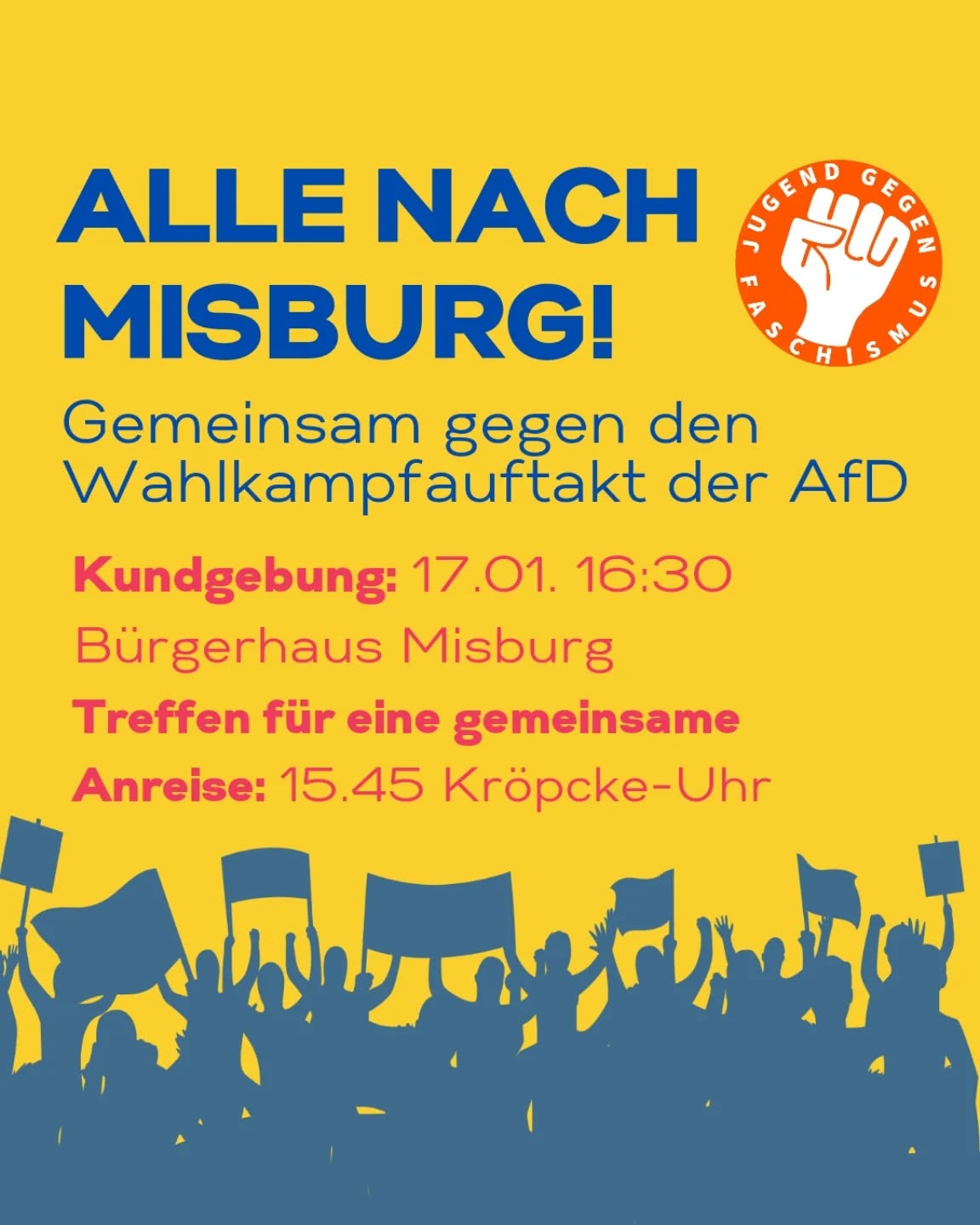 Alle nach Misburg: Gemeinsame Anreise