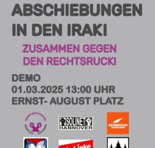 Keine Abschiebungen in den Irak!