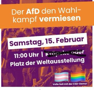 Der AfD den Wahlkampf vermiesen