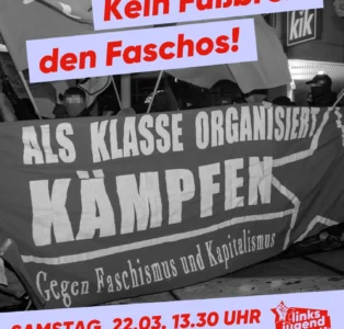 Kein Fußbreit den Faschos – Protest gegen Nationalismus