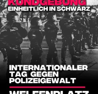 Demo zum internationalen Tag gegen Polizeigewalt
