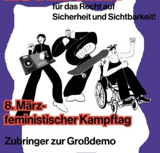 Es reicht! Für das Recht auf Sicherheit und Sichtbarkeit – Zubringerdemo