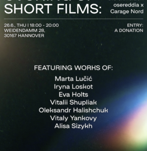 EVENING OF SHORT FILMS: a special within the osereddia x Garage Nord exhibition