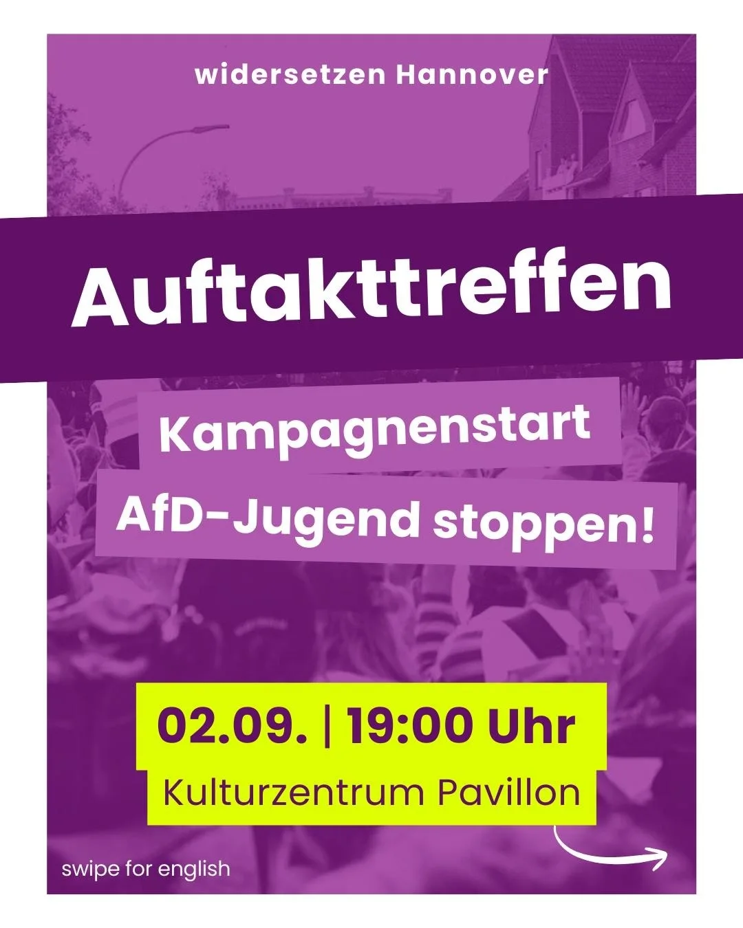 Auftakttreffen zum Kampagnenstart "AfD-Jugend stoppen!"