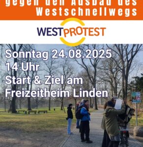 Info-Spaziergang gegen den Ausbau des Westschnellwegs