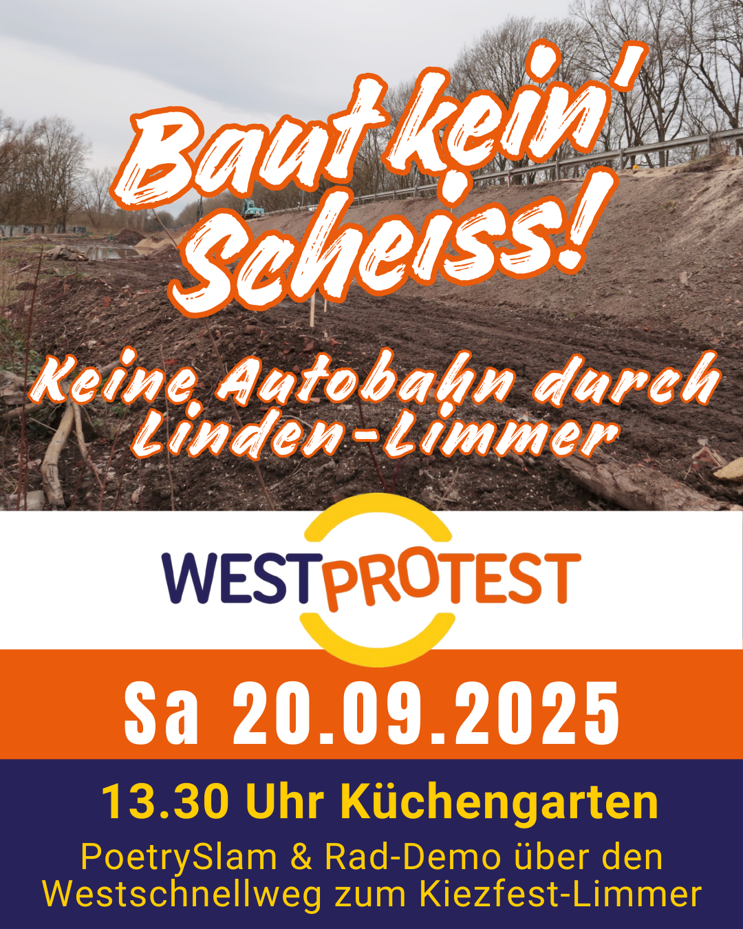 Baut kein' Scheiss! - PoetrySlam & Fahraddemo