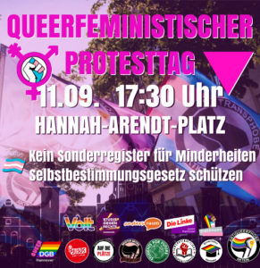 Queerfeministischer Protesttag