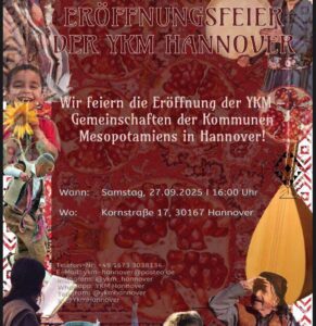 Eröffnungsfeier der YKM – Gemeinschaften der Kommunen Mesopotamiens in Hannover