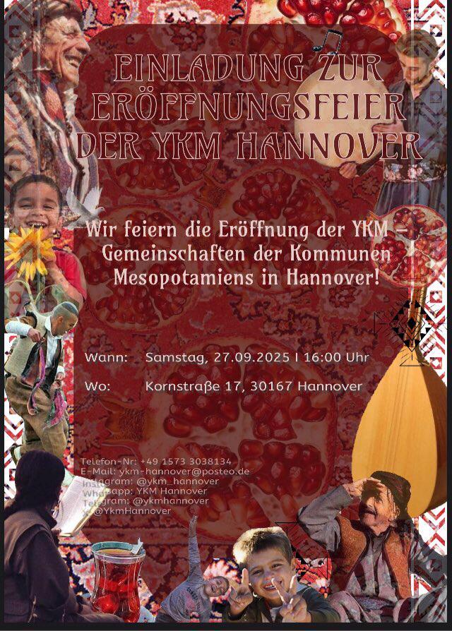Eröffnungsfeier der YKM – Gemeinschaften der Kommunen Mesopotamiens in Hannover