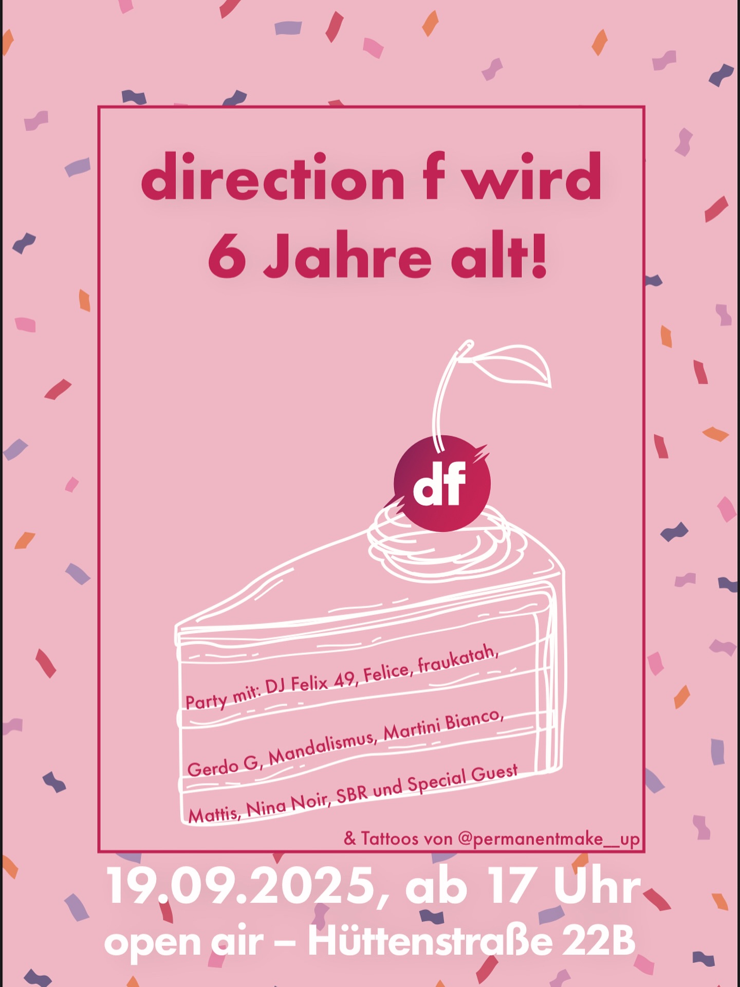 direction f wird 6 Jahre - Geburtstagsparty