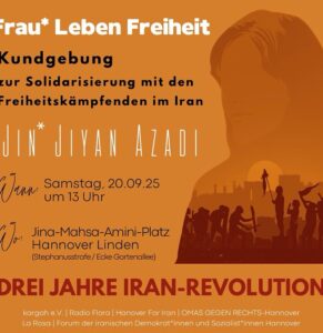 Jin* Jiyan Azadi – Drei Jahre Iran-Revolution
