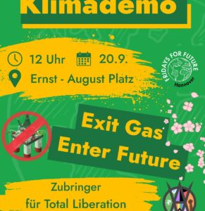 Klimademo: Exit Gas, Enter Future