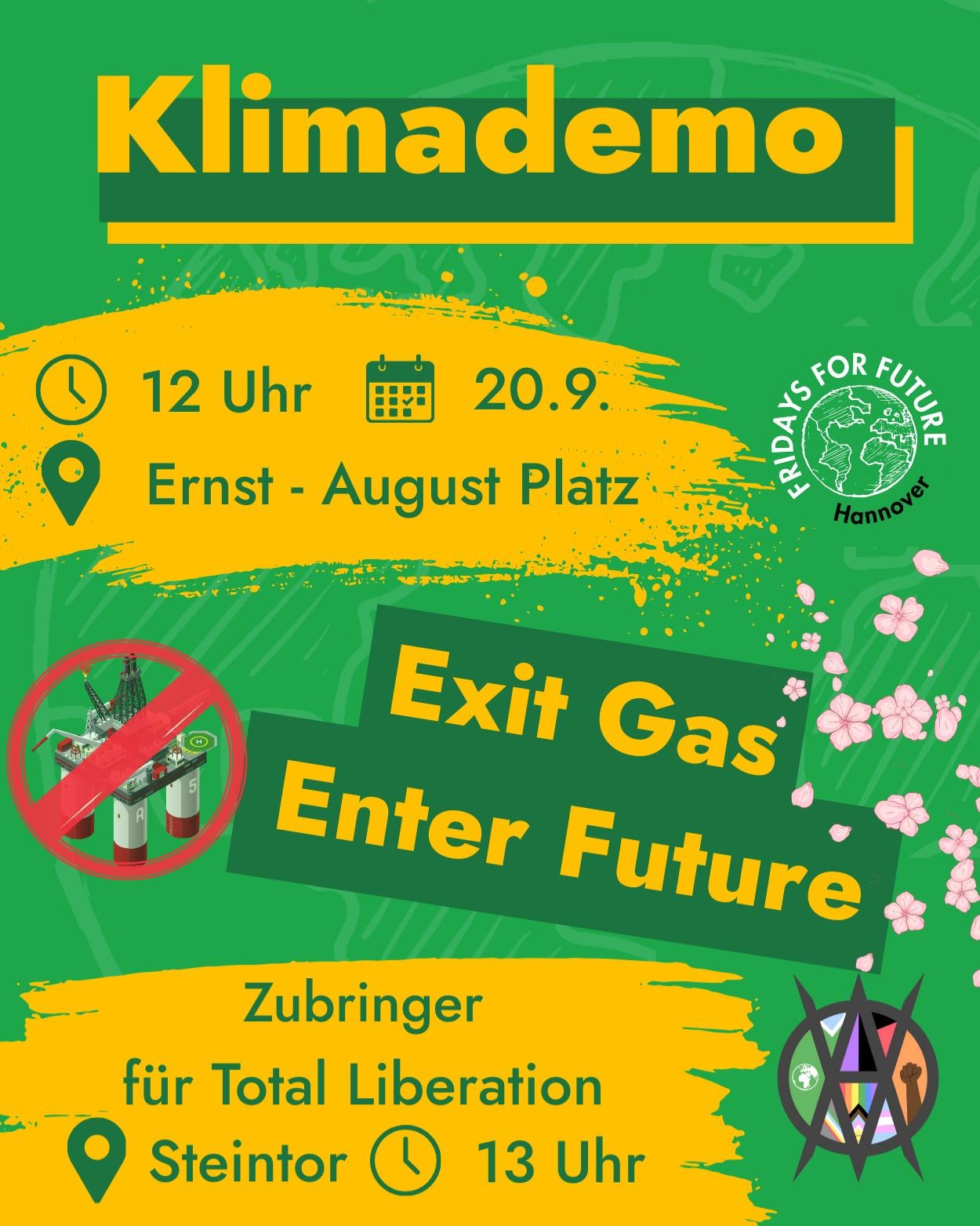 Klimademo: Exit Gas, Enter Future