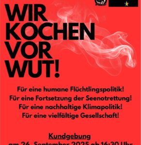 Kundgebung/Küfa Wir kochen vor Wut