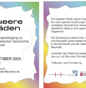 Queere Fäden – Ein Stadtspaziergang