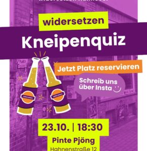 Kneipenquiz mit widersetzen
