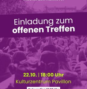Offene Treffen – widersetzen