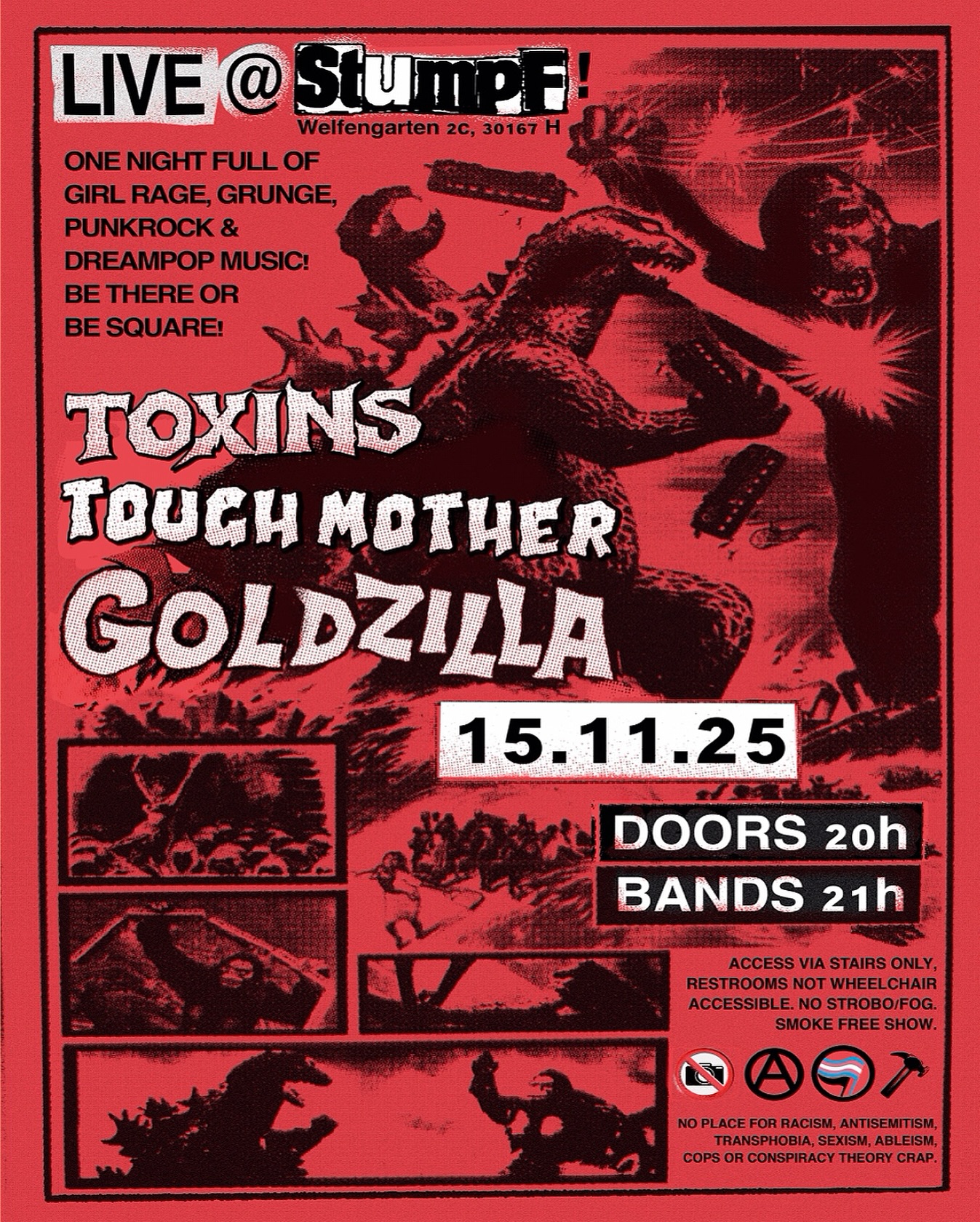 Toxins + Tough Mother + Goldzilla