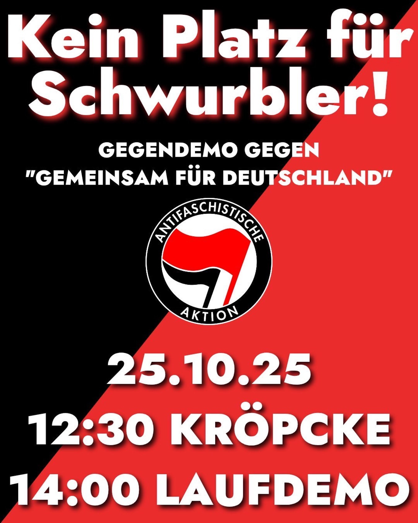 Kein Platz für Schwurbler!