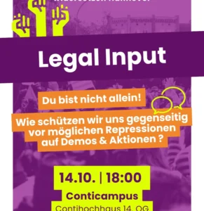 Legal Input für Demos & Aktionen