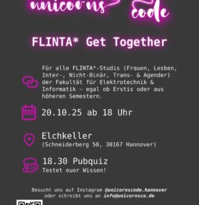 unicorns code – FLINTA* Get Together