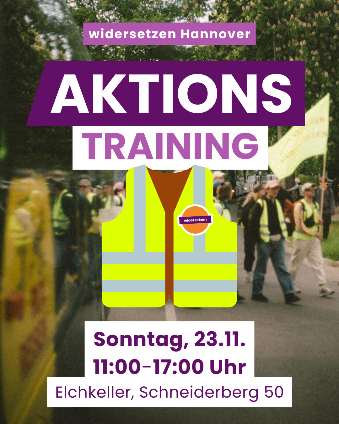 widersetzen Aktionstraining