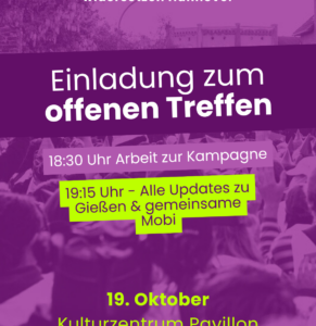widersetzen – Offenes Treffen