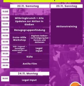widersetzen Workshop Weekend