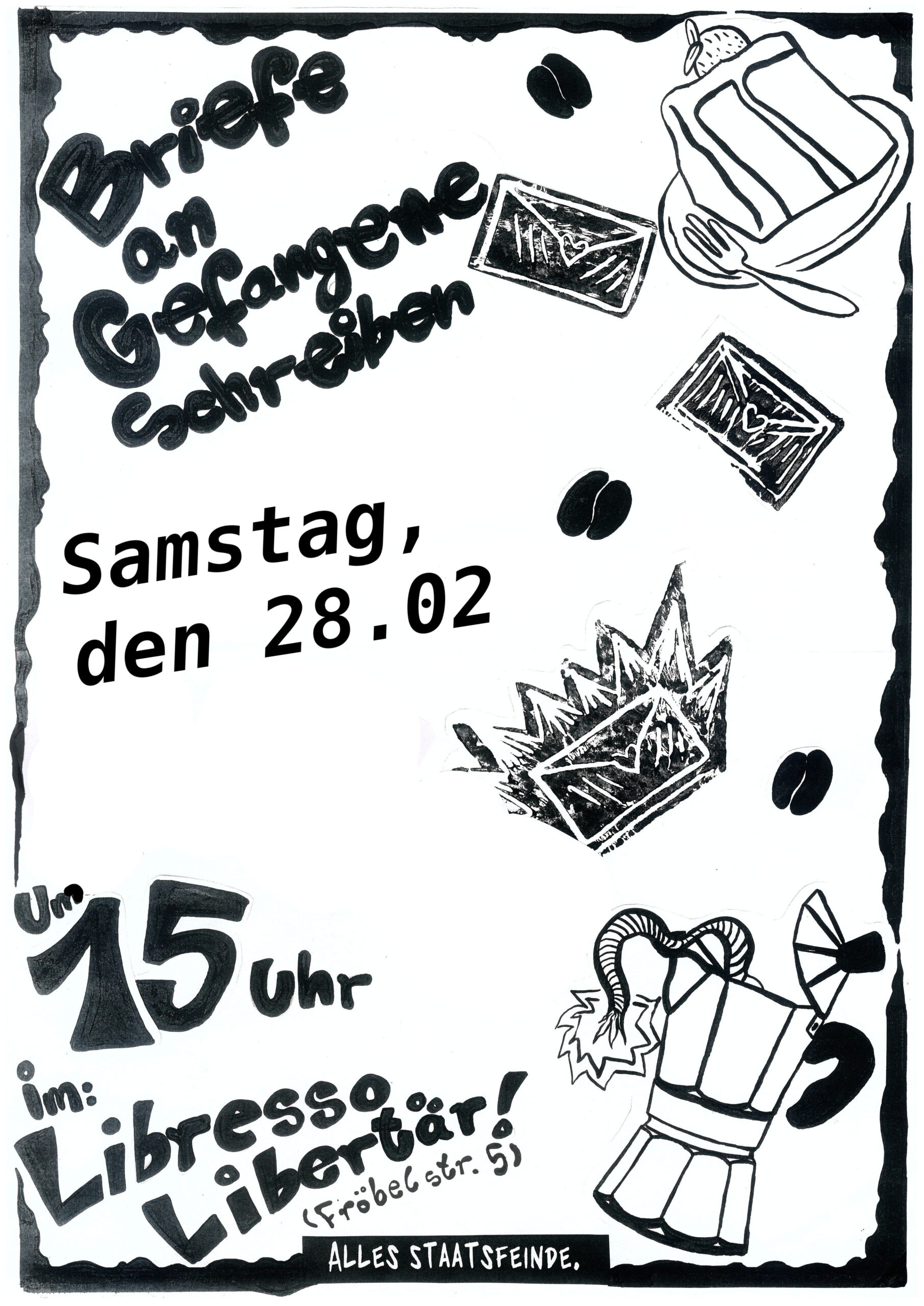 Briefe an Gefangene schreiben