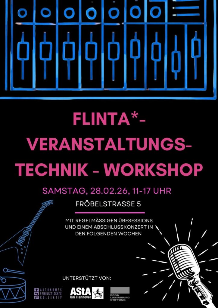 FLINTA*-Veranstaltungstechnik-Workshop