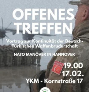 Offenes Treffen zum NATO Manöver in Hannover