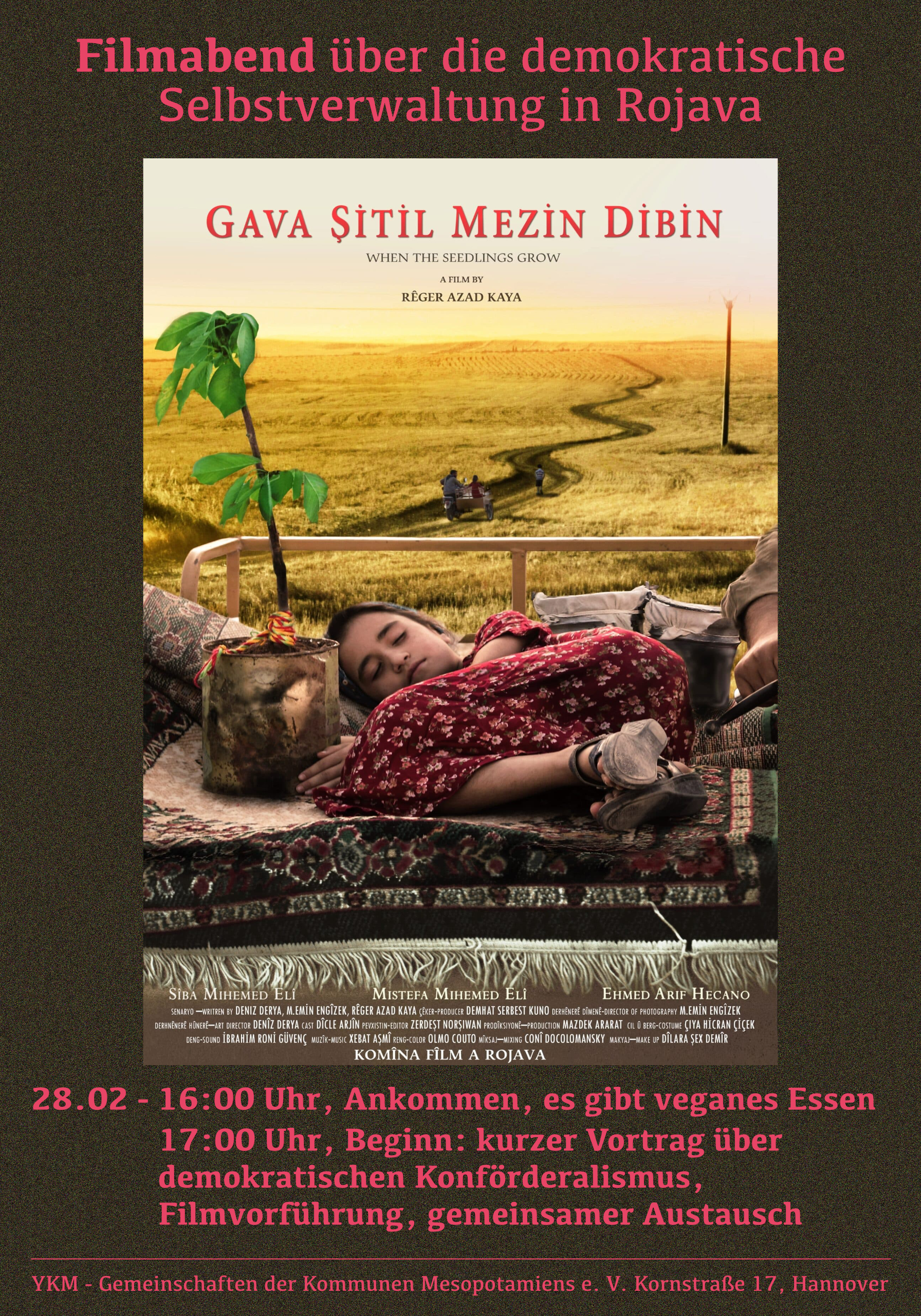 Filmabend über die demokratische Selbstverwaltung in Rojava