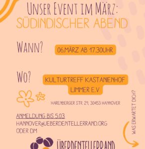 Überdentellerrand Kochevent