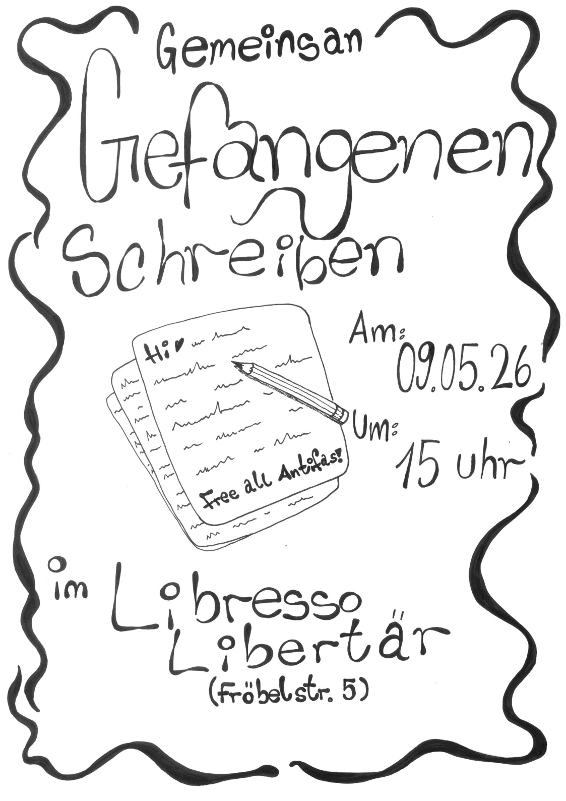 Gemeinsam Gefangenen schreiben