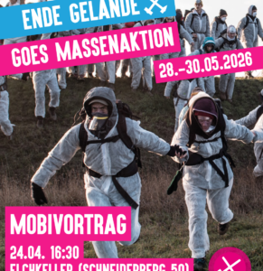 Info-Vortrag zum Klimacamp und Endegelände Massenaktion 28.-30.05.