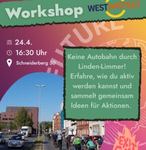 Workshop mit WESTprotest nach der Klimaschutz-Demo